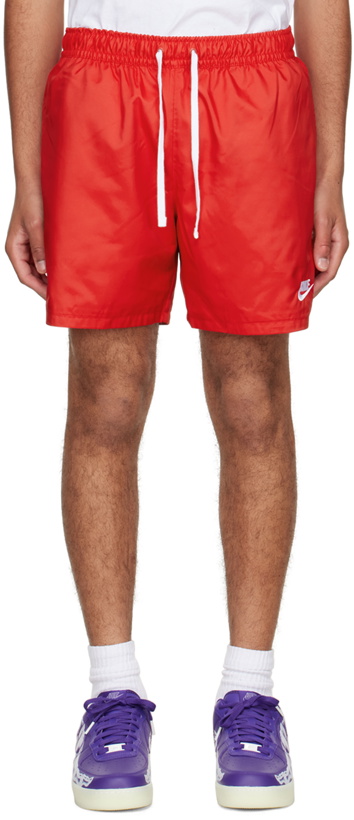 Photo: Nike Red NSW Essentials Shorts