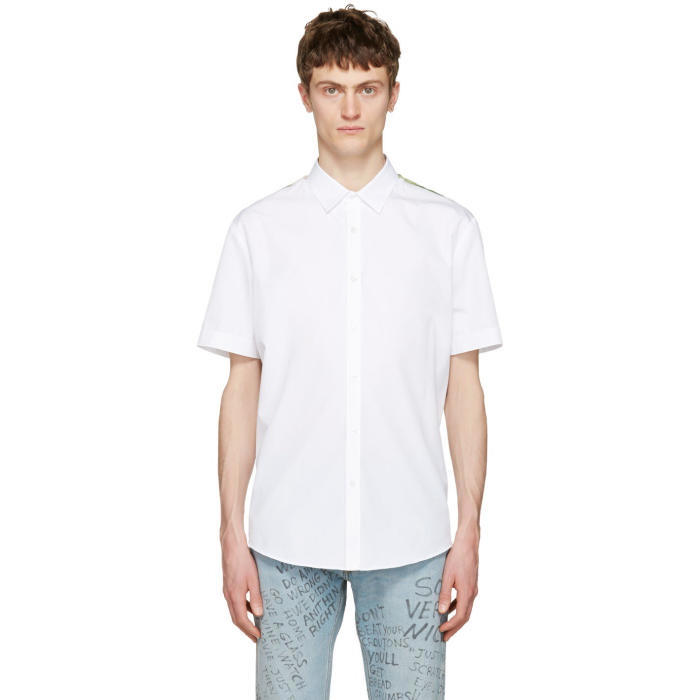 Photo: Gucci White Silk Panel Shirt