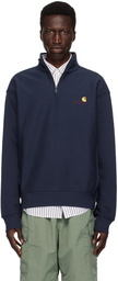 Carhartt Work In Progress Navy American Script Sweatshirt