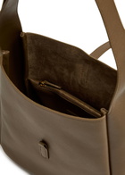 Saint Laurent Le 5 à 7 Small Leather Hobo bag - Brown - One Size