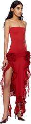 Fancì Club Red 'The Thieves Evening' Maxi Dress