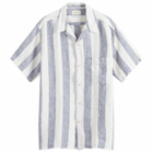 Oliver Spencer Men's Havana Vacation Shirt in Blue/White