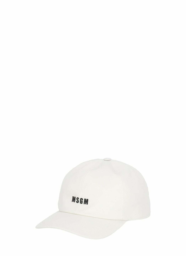 Photo: MSGM Baseball Cap With Logo
