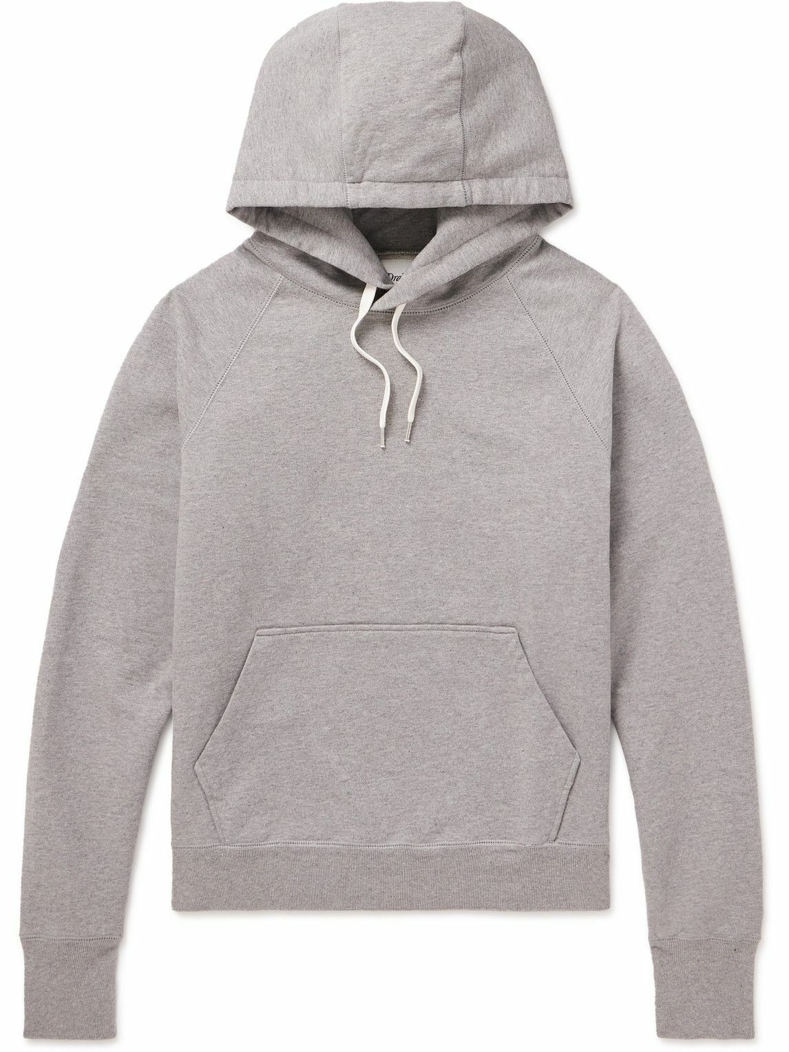 Drake's - Cotton-Jersey Hoodie - Gray Drake's