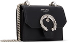 Jimmy Choo Black Micro Paris Shoulder Bag