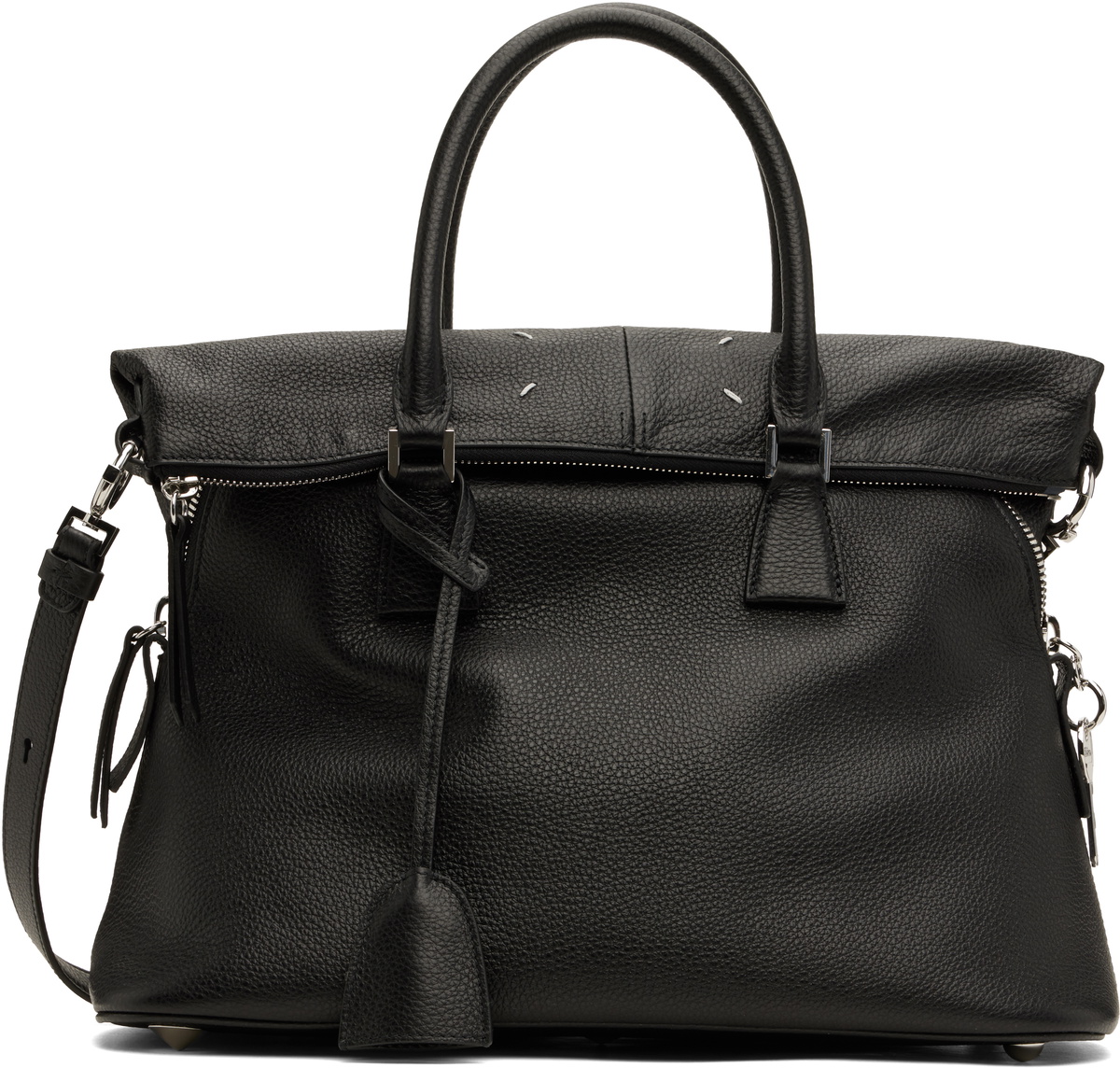 Maison Margiela Black 5AC Soft Medium Crossbody Bag