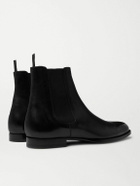 CELINE - Leather Chelsea Boots - Black