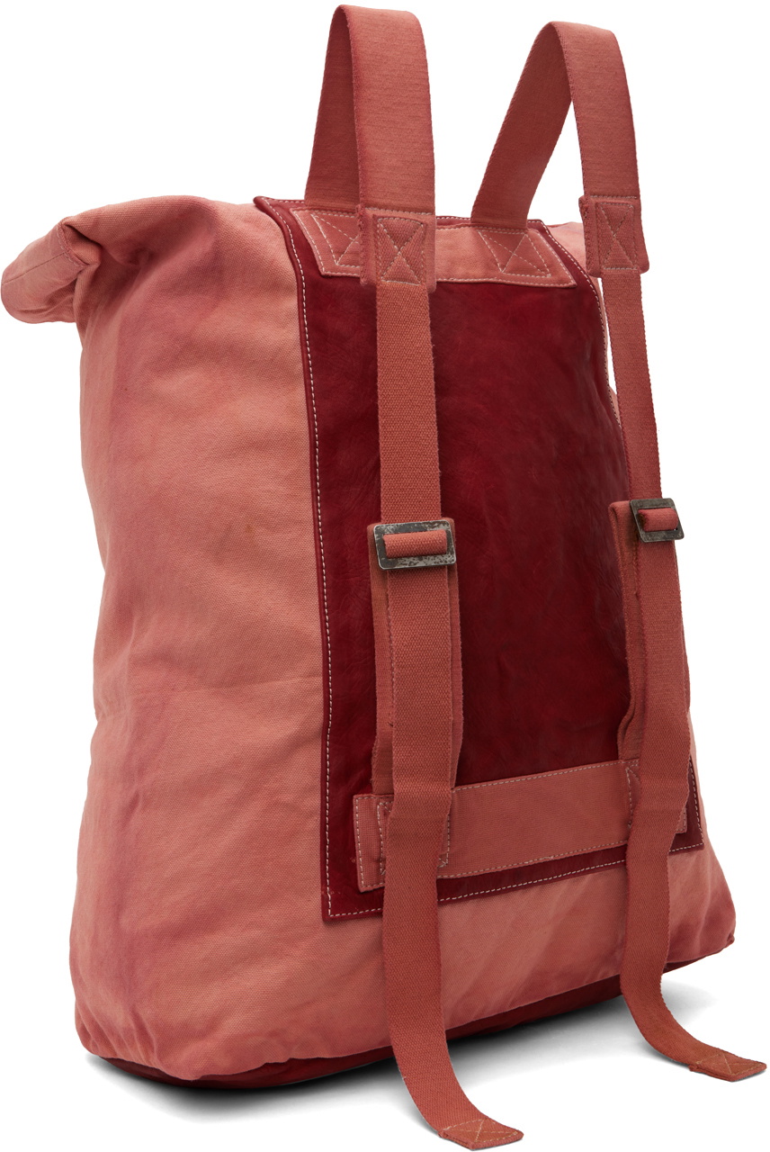 Boris Bidjan Saberi Pink Strap Backpack