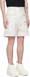 1017 ALYX 9SM White Camo Shorts