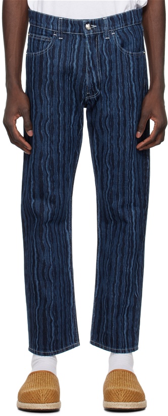 Photo: Marni Blue Striped Jeans