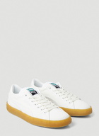 Crepe Canvas Sneakers in White