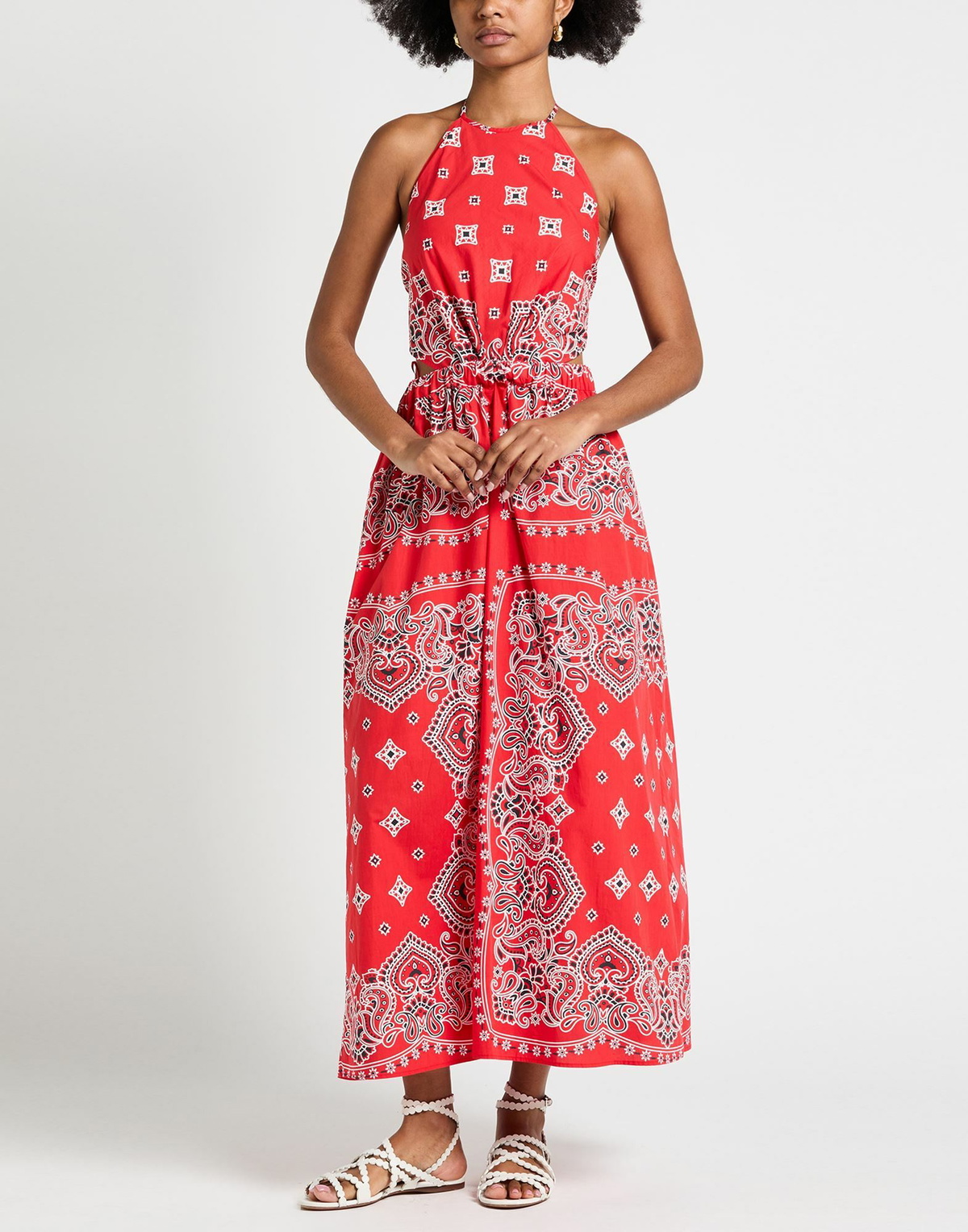 Sandro Womens Maxi dress in Red