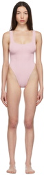 Reina Olga Pink Scrunch Ruby One-Piece Swimsuit