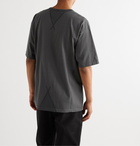 CHAMPION - Craig Green Appliquéd Garment-Dyed Cotton-Jersey T-Shirt - Gray