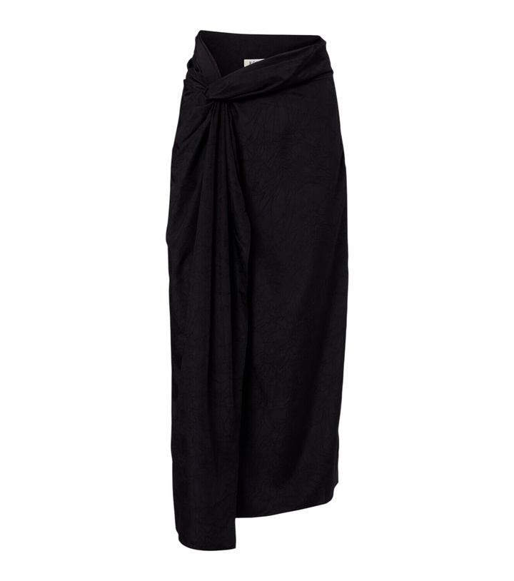 Photo: Róhe Gathered midi skirt