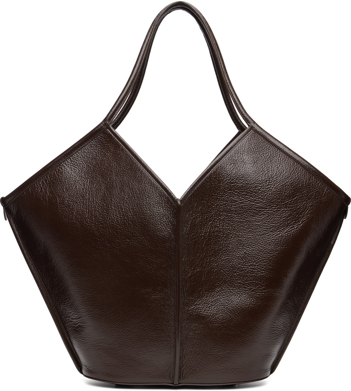 Photo: HEREU Brown Calella Distressed Tote