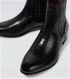 Tom Ford - Croc-effect Chelsea boots