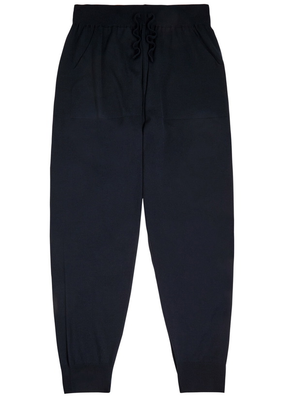 Photo: John Smedley Henning Wool Sweatpants Navy