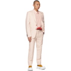 Alexander McQueen Pink Cotton Tapered Trousers