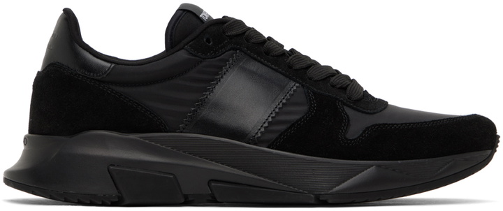 Photo: TOM FORD Black Jagga Sneakers