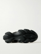 Oakley Factory - Brain Dead Flesh Panelled Textured-Leather, Nubuck, Mesh and Scuba Slip-On Sneakers - Neutrals
