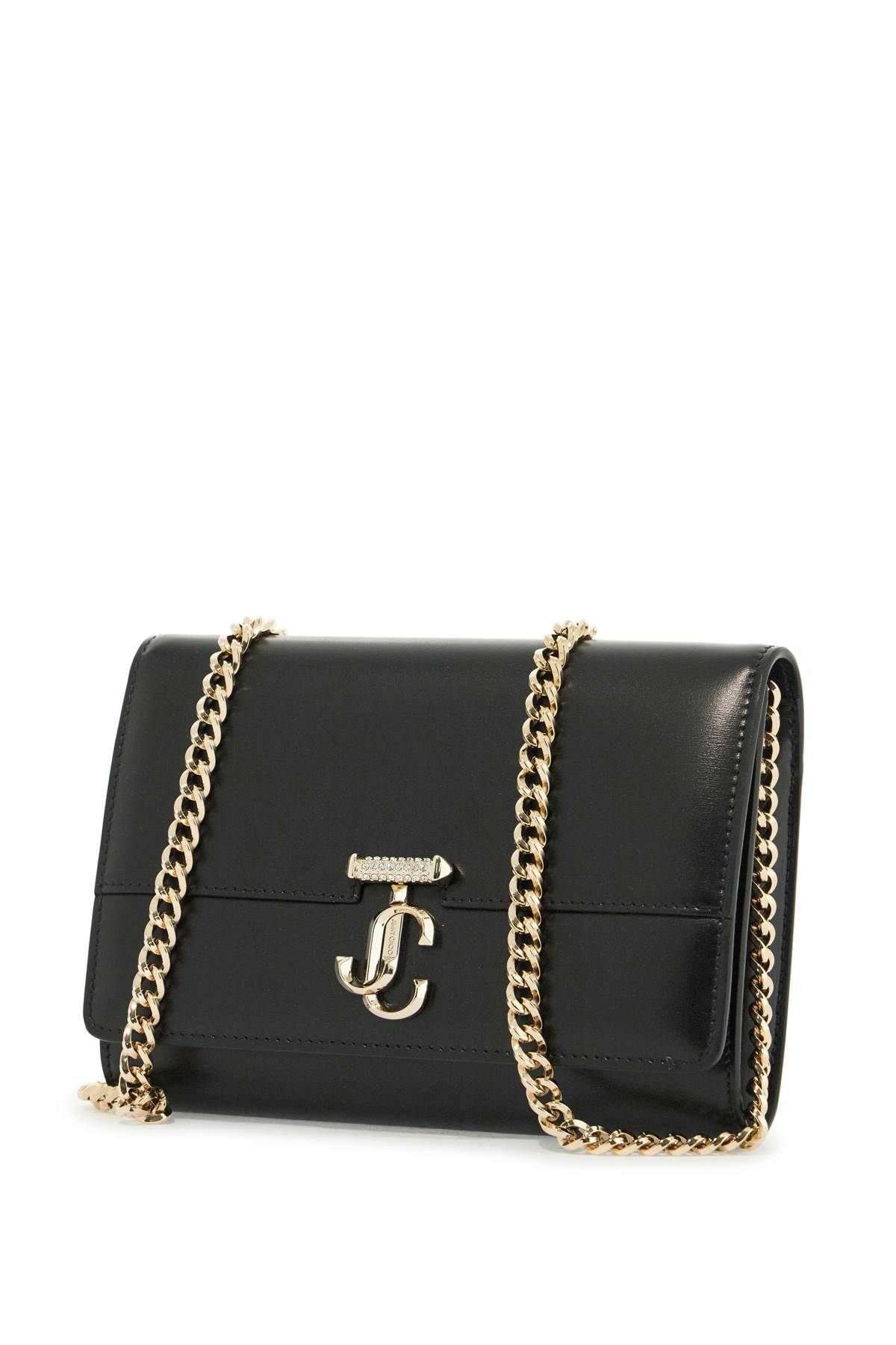 JIMMY CHOO avenue clutch Black Jimmy Choo