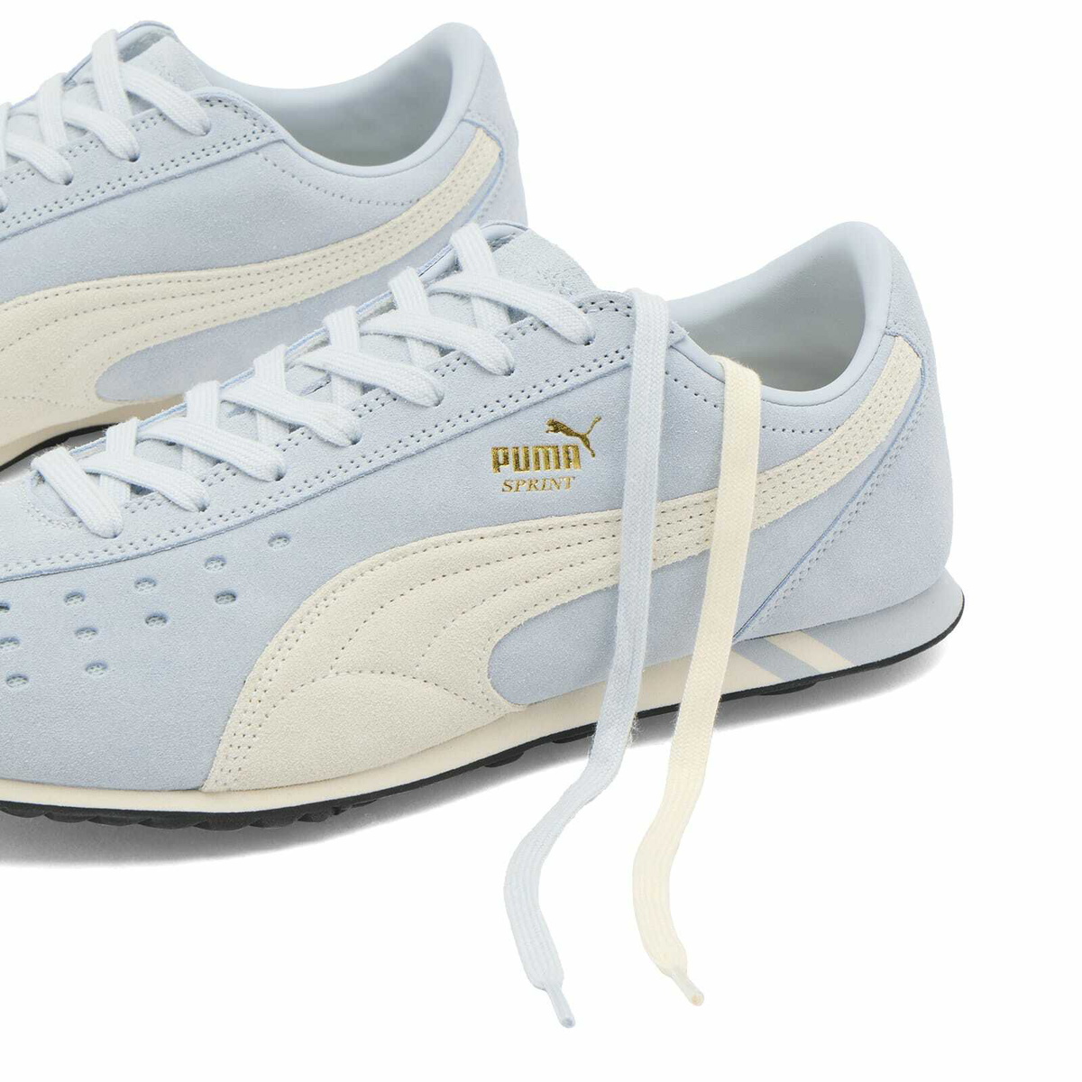 Puma Sprint Suede Sneaker in Lucite/Warm White