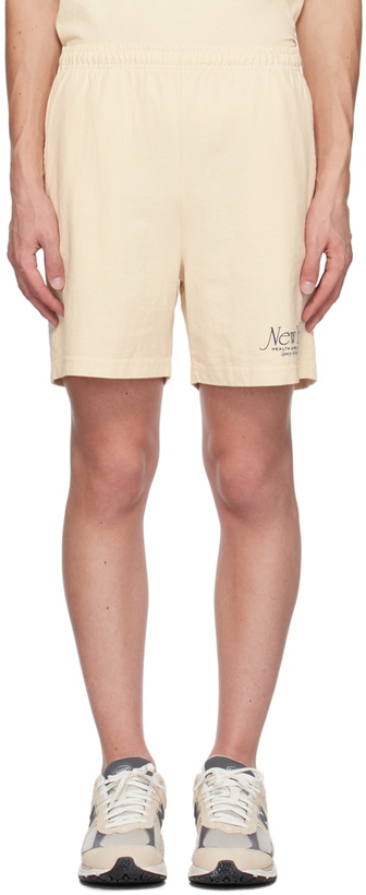 Photo: Sporty & Rich Off-White NY 94 Shorts