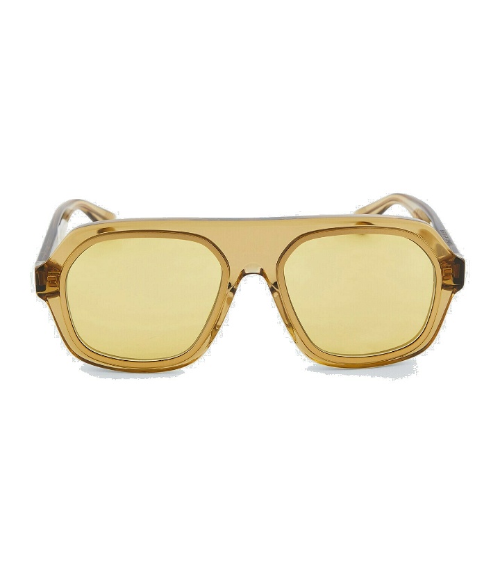Photo: Bottega Veneta Aviator sunglasses