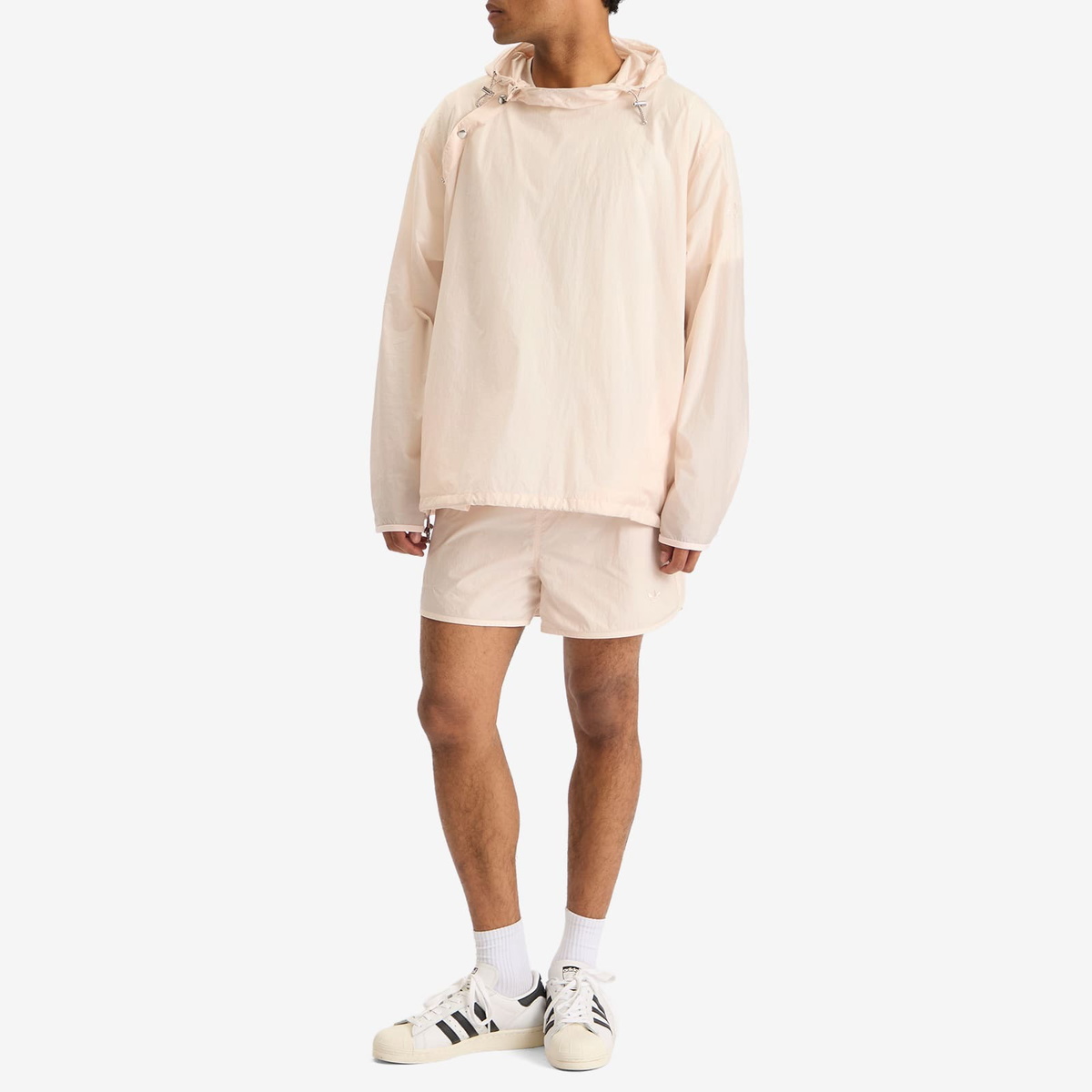 Adidas x Wales Bonner Light Parka Jacket in Wonder Quartz