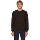 Fendi Brown Wool FF Root Sweater