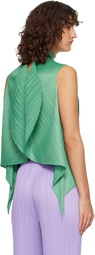 PLEATS PLEASE ISSEY MIYAKE Green Leaf Top