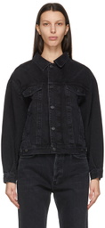 AGOLDE Black Denim Charli Jacket