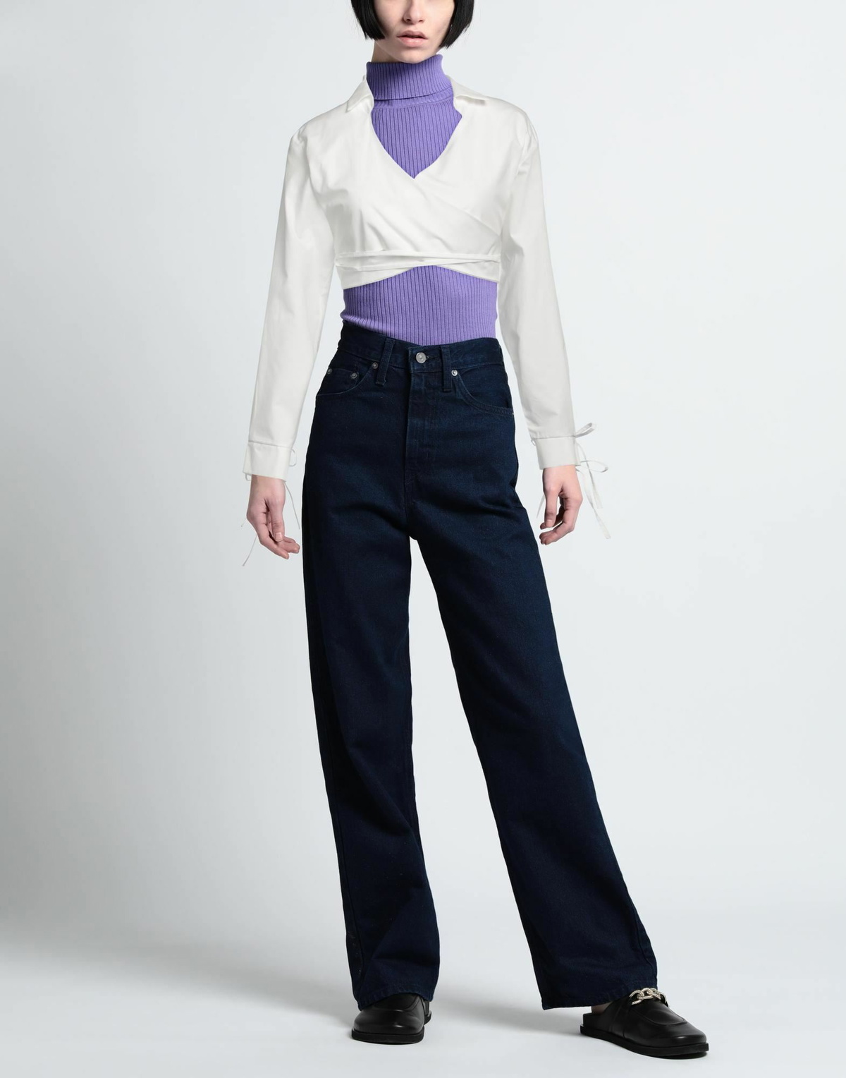 Andreādamo Womens Wrap cardigans in Off white