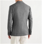 De Petrillo - Slim-Fit Unstructured Virgin Wool and Cashmere-Blend Blazer - Gray