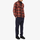 Wax London Men's Whiting Foxham Overshirt in Red