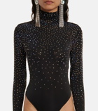 Alex Perry Sloan crystal-embellished bodysuit