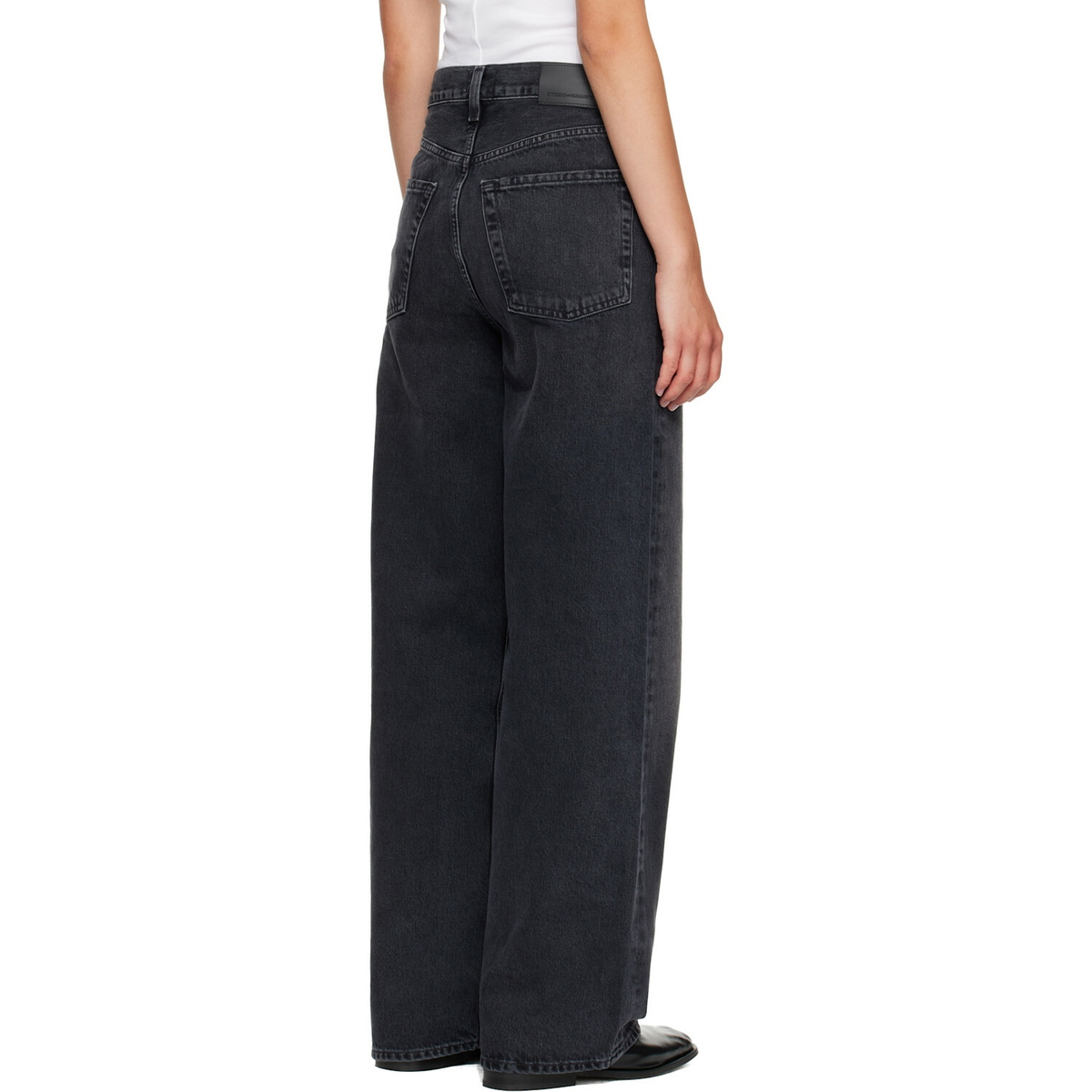 Citizens of Humanity Black Ayla Baggy Jeans