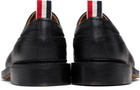 Thom Browne Black Leather Sole Longwing Derbys