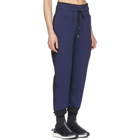 adidas by Stella McCartney Navy and Black Essentials Zip Sweatpants