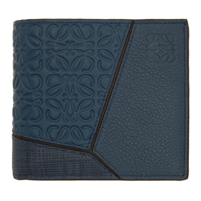 Photo: Loewe Indigo Puzzle Bifold Wallet