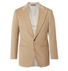 Saman Amel - Slim-Fit Cotton-Corduroy Suit Jacket - Neutrals