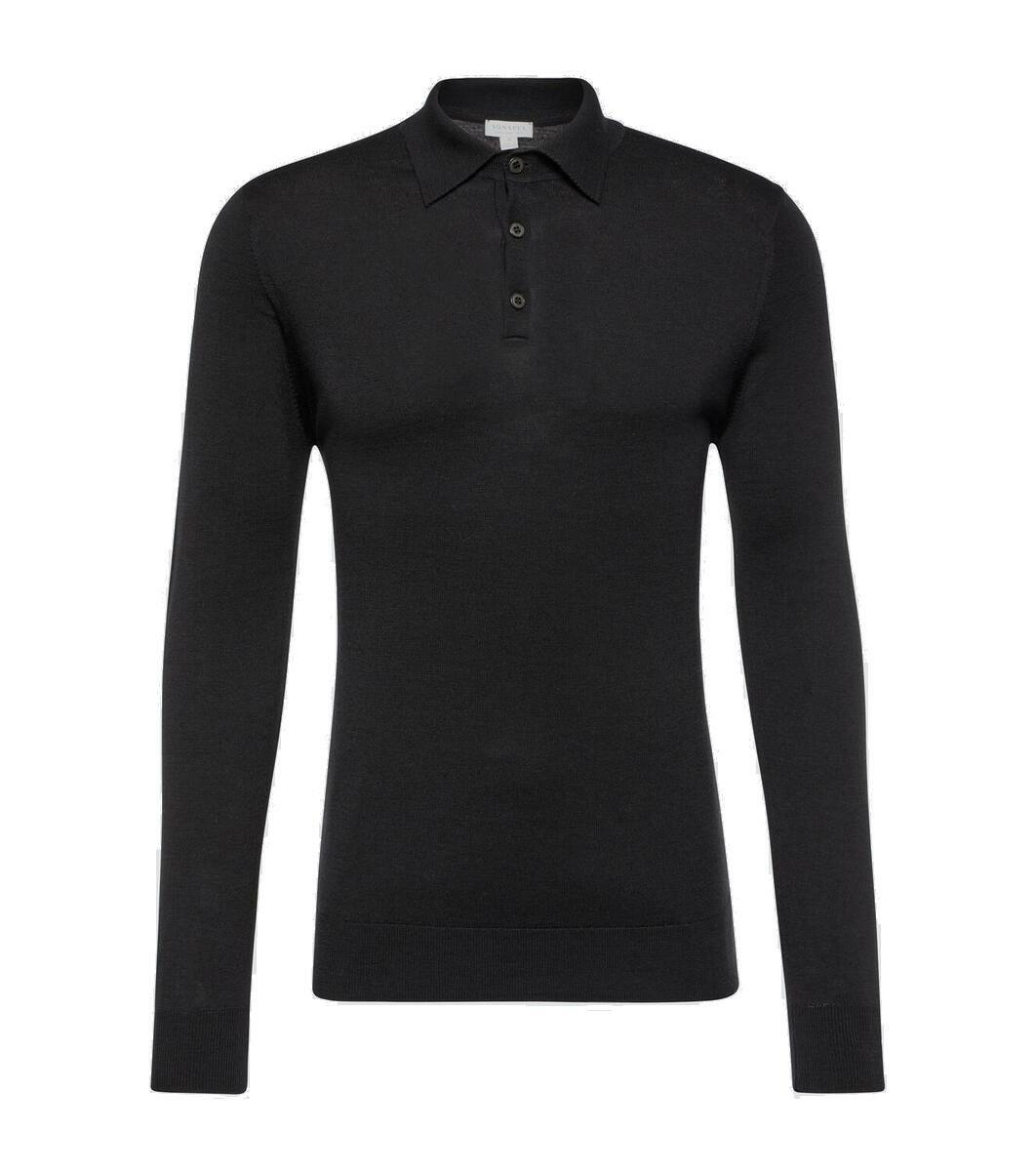 Sunspel Wool polo shirt Sunspel