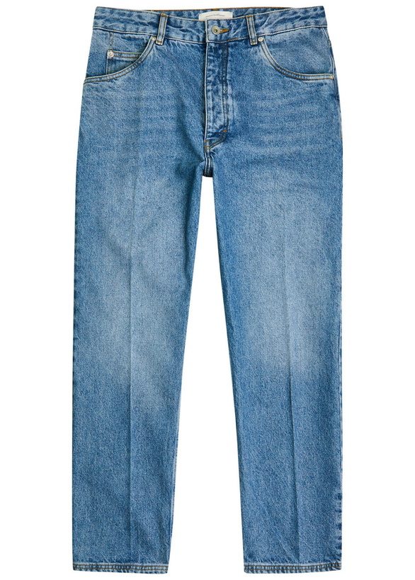 Photo: Studio Nicholson Cowboy Straight-leg Jeans Mid Blu