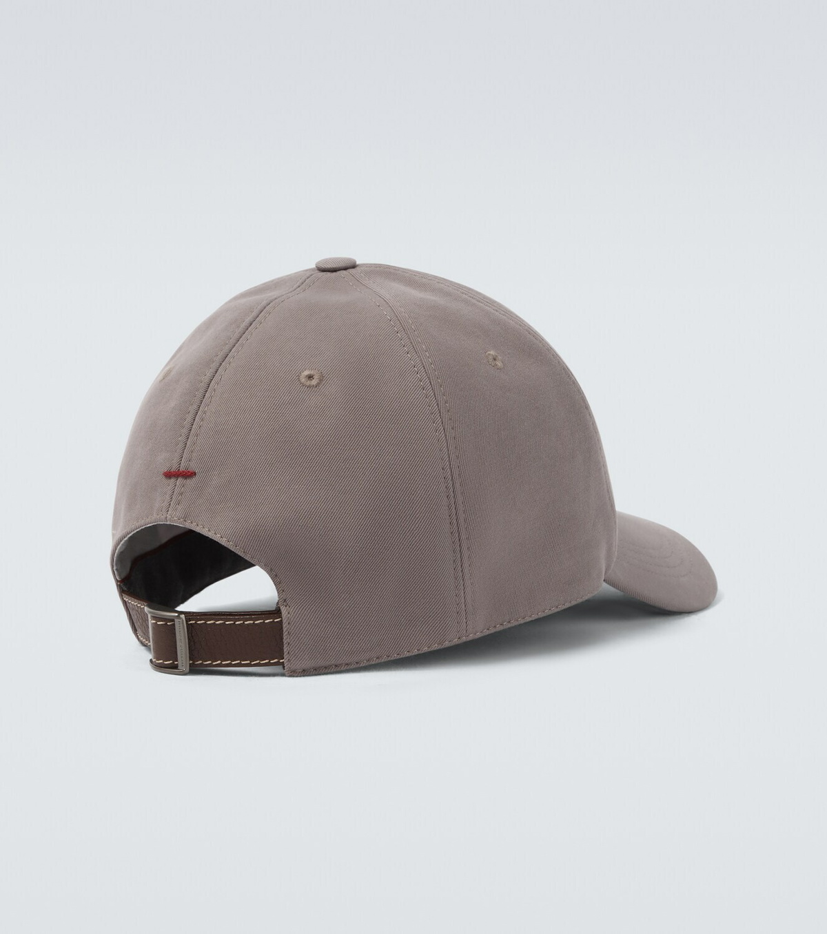 Brunello Cucinelli Logo embroidered cotton baseball cap