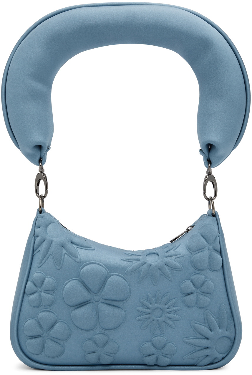 PAULA CANOVAS DEL VAS Carmen ショルダーバッグ Paula Canovas Del Vas Blue Carmen Shoulder Bag Paula Canovas