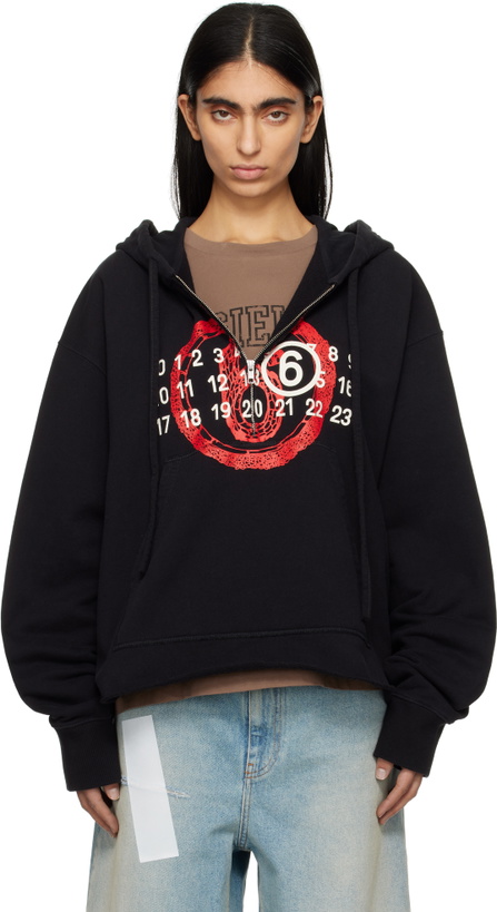 Photo: MM6 Maison Margiela Black Lunar New Year Capsule Hoodie
