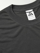 Nike - ACG Logo-Embroidered Dri-FIT ADV T-Shirt - Gray