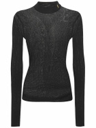 SAINT LAURENT - Silk Knit Top