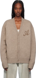 Axel Arigato Taupe Ash Signature Cardigan
